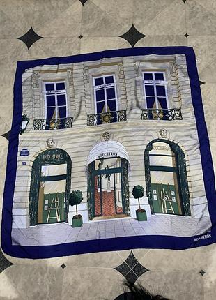 Vintage boucheron paris шовкова хустка 100% silk, made in france