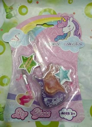 Набір дитячий ,блиски для губ.3+ magic