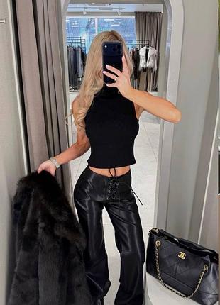 Штани з екошкіри 🖤 2