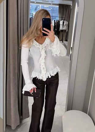 Штани з екошкіри 🖤 4