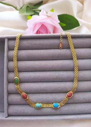 Елегантний чокер - кольє в золотому кольорі ✨