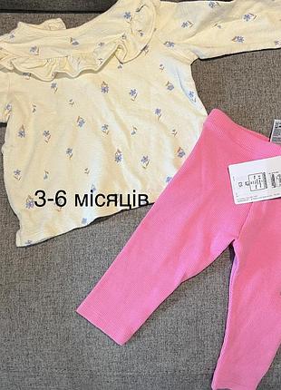 Кофта, пінетки та одяг 3-6 місяців 4