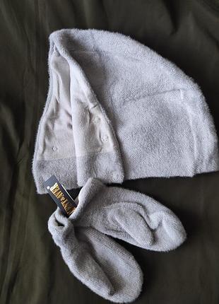 Капор теплий kent&aver капюшон і перчатки.