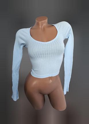 Лонгслів для дівчаток з розрізами на рукавах