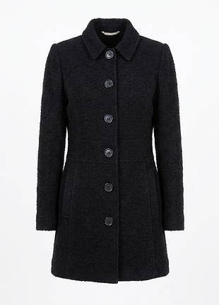 1+1=3!! легкое черное пальто
