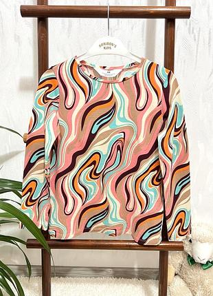💫реглан з яскравим принтом від h&m на 6-8 років, 116-128 см.