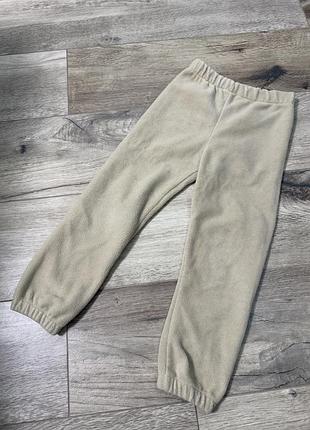 Флісові штани дитячі 4-6 років