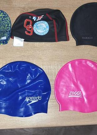Продам шапочки для плавания nabaiji, slazenger, speedo, zoggs.