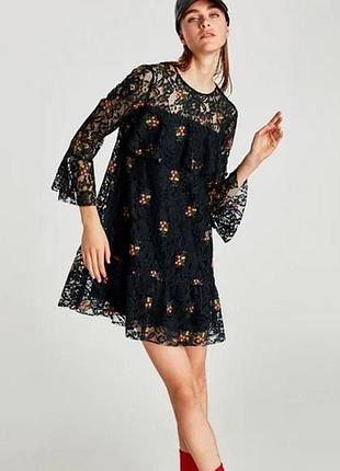 Topshop платье цветочное m