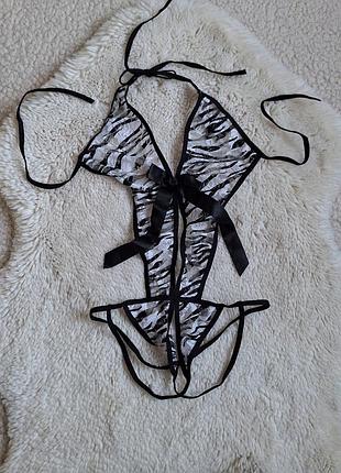 Полупрозрачный боди