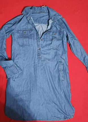 Джинсовое платье