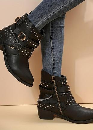 Эффектные женские ковбойские сапоги ковбойки казаки ботинки 40 размера