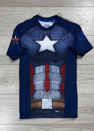 Компрессионная термо футболка сондико америка sondico marvel captain america, l, новая, оригинал