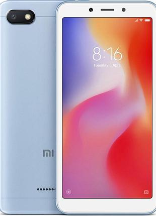 Смартфон xiaomi redmi 6a blue 2/16 гб, 5.45", 13 мп, helio a22, 3000 маг