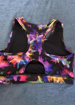 Спортивний топ бренду usa pro для дівчинки 11–12 років (ріст 146–152 см). колір рожевий, легкий та еластичний, зручний для тренувань