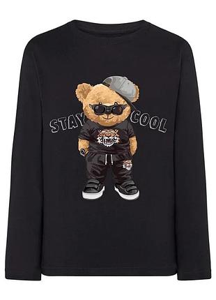 Кофта для мальчика черная рост 134/140