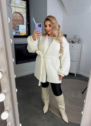 Вязаный кардиган на запах, 2 цвета