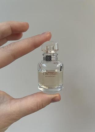 Мініатюра туалетна вода givenchy l'interdit