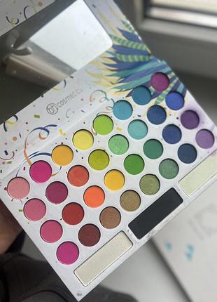 Палетка прессованых пигментов вн cosmetics take me back to brazil 35 color pressed pigment palette