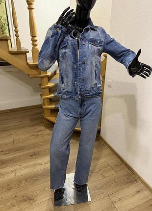 Джинсовка, джинсова куртка denim co 2