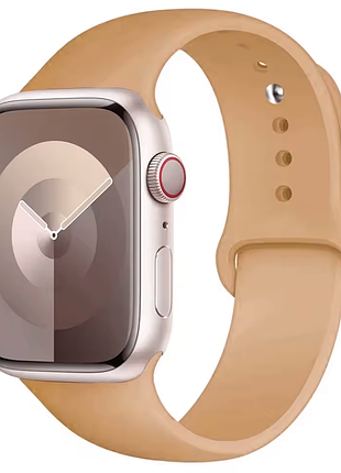 Силиконовый ремешок браслет на смарт-часы apple watch