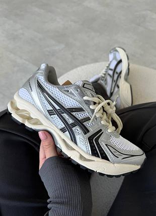 Кроссовки asics gel-kayano 14 cream black metallic
