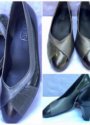 Классные туфли equity shoes р. 7 1/2 кожа!2 фото