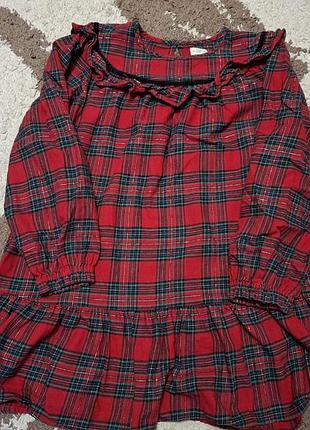 Сукня для дівчинки, сукня в клітинку, плаття