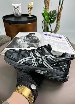 Asics gel-kahana tr v2 all black silver