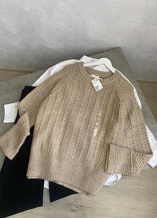 Вчзаний джемпер h&m 2