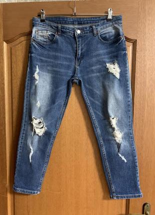 Джинсы denim синего цвета 👖❤️