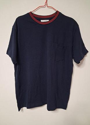 Футболка мужская george темно синяя amazing, размер l - xl