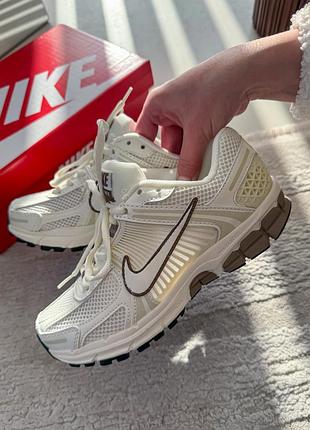 Кожаные кроссовки nike zoom roam vomero 5 sail mink brown