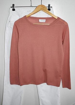 Ffc 100% вовна розкішний джемпер тонка вовна  пудрова троянда в наявноті