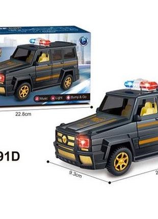 Машина батар. арт. 5091d (96шт/2) світло,звук,у короб.22,8*11,2*10см