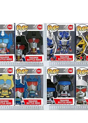 Герои арт. 7815 (120шт/2) transformers 8 видов короб. 12*20см