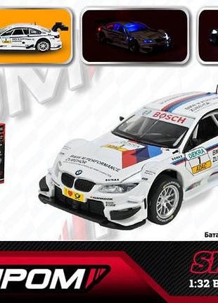 Машина мет. автопром арт. 68355(w) (48шт) 1:32 bmw m3 dtm, батар,світло,звук,відкр.двері,кор. 18*9*8см