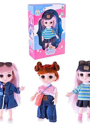 Кукла арт. a-46/a-49/a-47 (192шт/2) мал, микс видов короб. 14*6*21 см