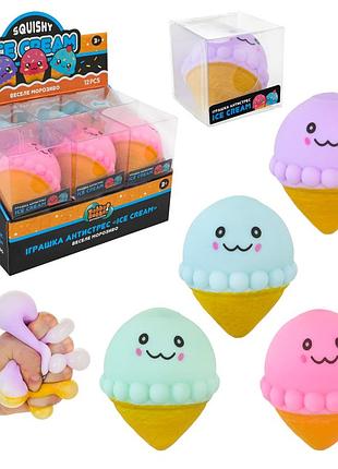 Антистрес yabbadabba арт. yd2524 (72шт) морозиво 6,5*6,5*8 см 4 кольори 12шт дисплей 26,7*19,6*6,5см