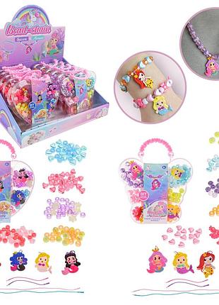 Бісер арт. a126-2 (216шт/2) ноннистины, бисер, подвески,р-р 14*16,5см, бокс. 30,7*23,7*14,2см