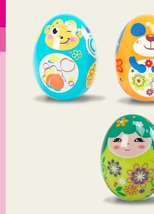 Брязкальце в ручку арт. 3102c (144шт/2) 4 вида микс, планшет.12,5*21,5*4,5см