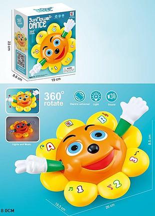 Квіточка муз. арт. yj388-8 (60шт/2) батар., звук, світло, рух, р-р 26*19,3*8,5см, у короб.19*8*19 см.