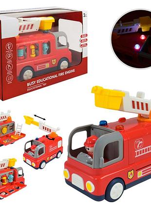 Машинка арт. yl518a (24шт) пожарная, батар. многофункциональная, свет, звук у короба. 30*14*20 см