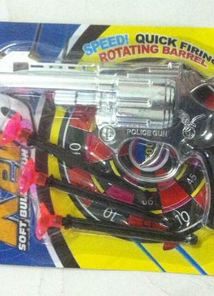 Пістолет арт.1110-a5 (288шт/2) з присосками, планшет.