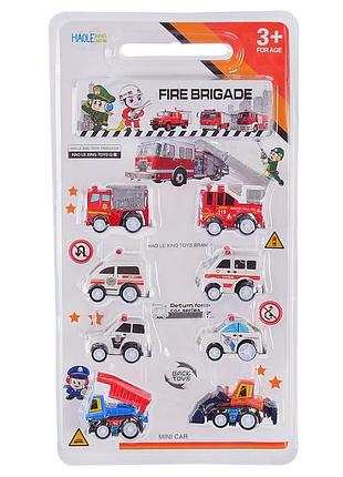 Набор транспорта арт. 538-108a (120шт/2) 8 видов транспорта в наборе планш. 18,3*33,3см