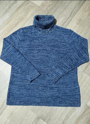 Мужской свитер h&m под горло , как гольф , размер l