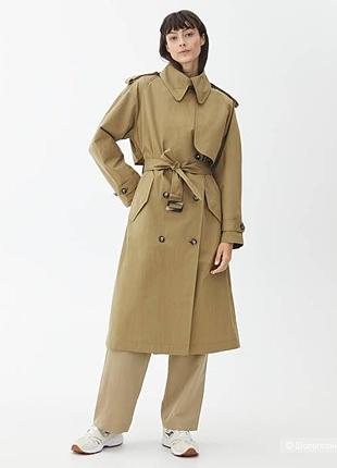 Женский легкий тренч осень весна arket пальто размер 38