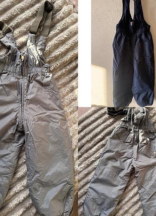 Штани brugi дитячі темно-сині напівкомбінезон з регулюючими шлейками напів комбінезон комбез для хлопчика 3-4 роки 98 104 110 мабуть буде теж. дешево