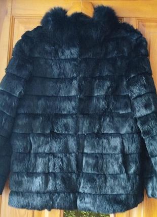 Натуральная шубка кролик+норка,44-46