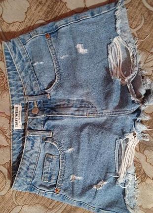 Джинсові шорти tally weijl, розмір 34
